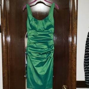 Green iridescent dress